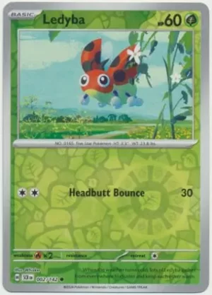 Ledyba - 002/142 - Reverse Holo - Common