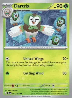 Dartrix - 004/064 - Non Holo - Common