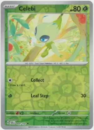 Celebi - 004/142 - Reverse Holo - Uncommon