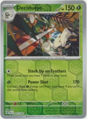 Decidueye - 005/064 - Reverse Holo - Uncommon