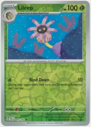Lileep - 005/142 - Reverse Holo - Common