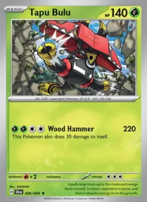 Tapu Bulu - 006/064 - Holo - Rare