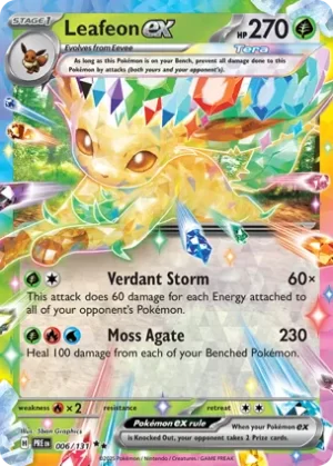 Leafeon Ex - 006/131 - Holo - Double Rare
