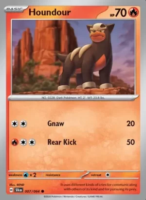 Houndour - 007/064 - Non Holo - Common