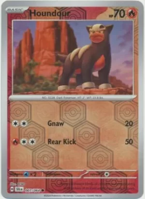 Houndour - 007/064 - Reverse Holo - Common