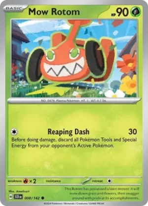 Mow Rotom - 008/142 - Non Holo -  Common