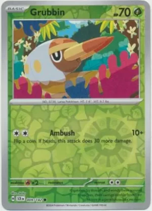 Grubbin - 009/142 - Reverse Holo - Common
