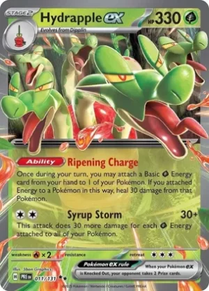 Hydrapple Ex - 011/131 - Holo - Double Rare