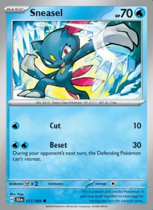 Sneasel - 013/064 - Non Holo - Common