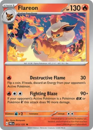 Flareon - 013/131 - Holo - Rare