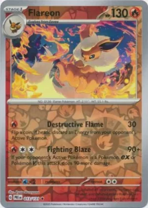 Flareon - 013/131 - Reverse Holo - Rare