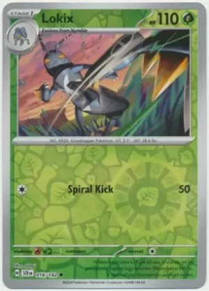 Lokix - 016/142 - Reverse  Holo - Common
