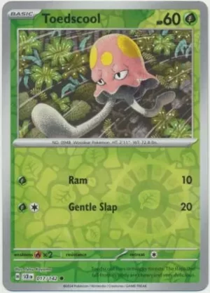 Toedscool - 017/142 - Reverse Holo - Common