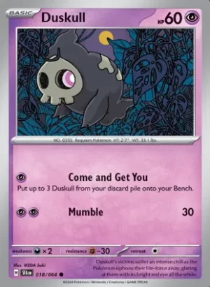 Duskull - 018/064 - Non Holo - Common