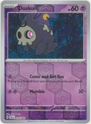 Duskull - 018/064 - Reverse Holo - Common