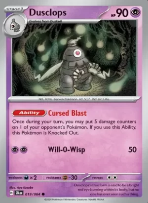 Dusclops - 019/064 - Non Holo - Common