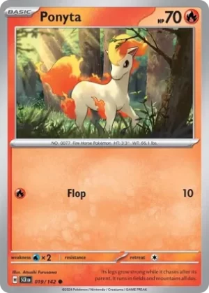 Ponyta - 019/142 - Non Holo - Common