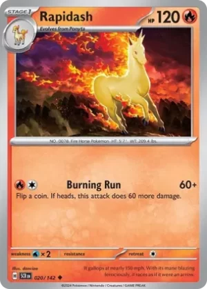 Rapidash - 020/142 - Non Holo - Uncommon