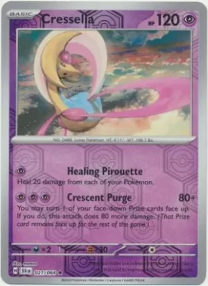 Cresselia - 021/064 - Reverse Holo - Rare