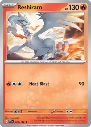 Reshiram - 022/142 - Non Holo - Uncommon