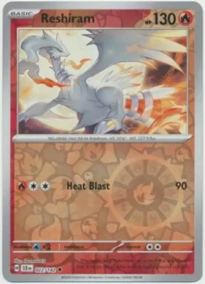 Reshiram - 022/142 - Reverse Holo - Uncommon