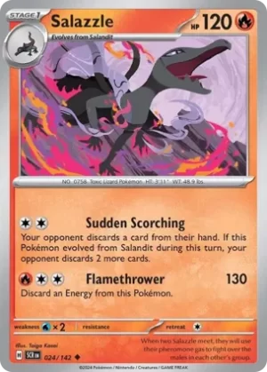 Salazzle - 024/142 - Non Holo -Uncommon