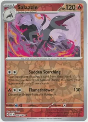 Salazzle - 024/142 - Reverse Holo - Uncommon