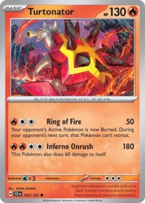 Turtonator - 025/142 - Non Holo - Common