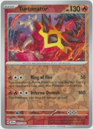 Turtonator - 025/142 - Reverse Holo - Common