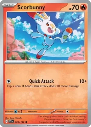 Scorbunny - 026/142 - Non Holo - Common