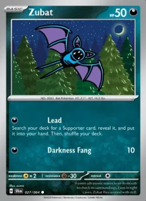 Zubat - 027/064 - Non Holo - Common