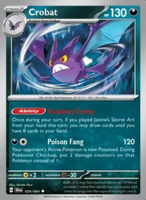 Crobat - 029/064 - Non Holo - Uncommon