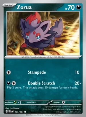 Zorua - 031/064 - Non Holo - Common