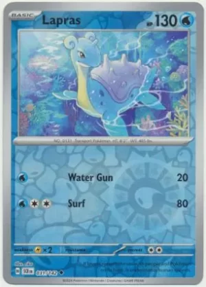 Lapras - 031/142 - Reverse Holo - Uncommon