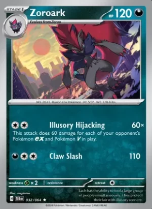 Zoroark - 032/064 - Holo - Rare