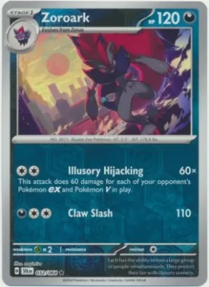 Zoroark - 032/064 - Reverse Holo - Rare