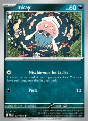 Inkay - 033/064 - Non Holo - Common