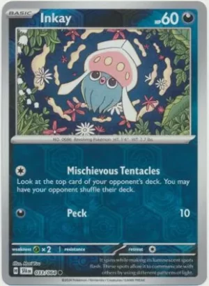Inkay - 033/064 - Reverse Holo - Common