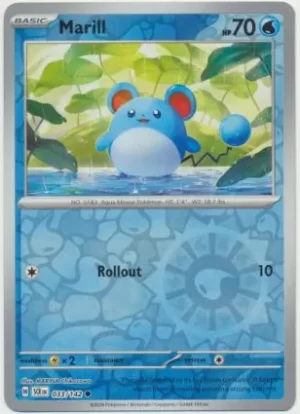Marill - 033/142 - Reverse Holo - Common