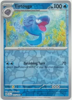 Tirtouga - 037/142 - Reverse Holo - Common