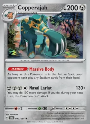 Copperajah - 042/064 - Holo - Rare