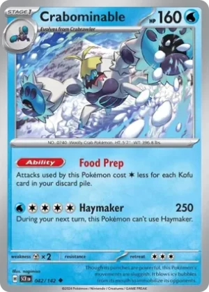 Crabominable - 042/142 - Non Holo - Uncommon