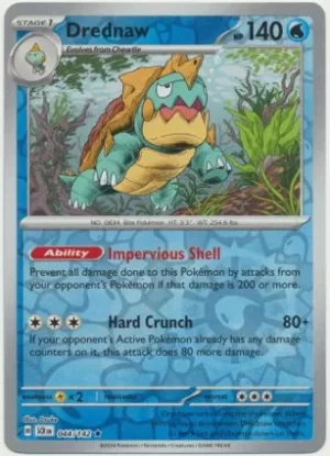 Drednaw - 044/142 - Reverse Holo - Rare