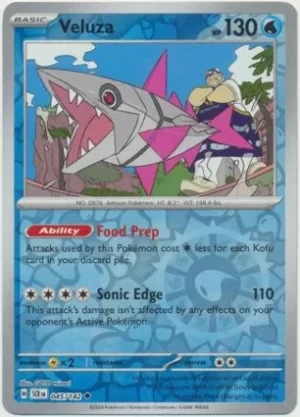 Veluza - 045/142 - Reverse Holo - Uncommon