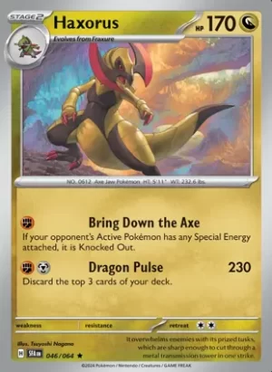 Haxorus - 046/064 - Holo - Rare