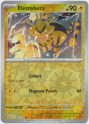 Electtabuzz - 046/142 - Reverse Holo - Common