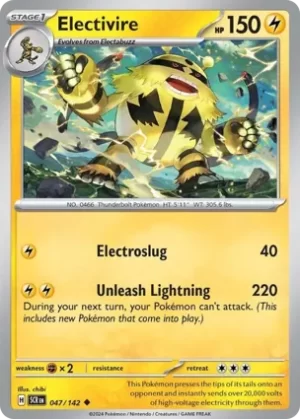 Electivire - 047/142 - Non Holo - Uncommon