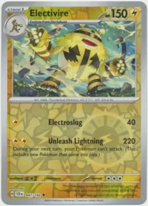 Electivire - 047/142 - Reverse Holo - Uncommon