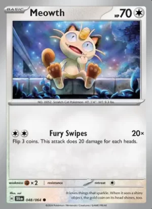 Meowth - 048/064 - Non Holo - Common