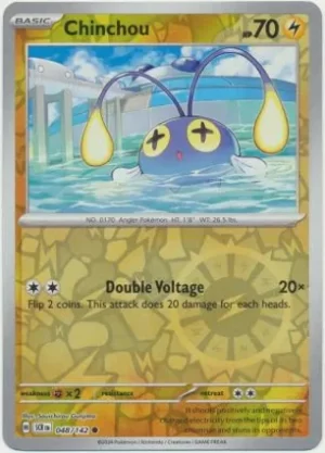 Chinchou - 048/142 - Reverse Holo - Common